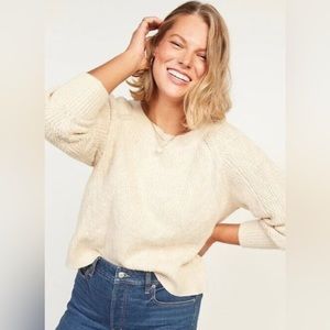 Old Navy Must Have Plus Size Cream Sweater